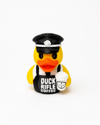 Starbucks, Dunkin Donuts, 7 Brew, Tim Horton's, Cafe Bustelo, Joffrey's, Scooter’s, Black Rifle Coffee, Better Buzz, and Dutch Bros Inspired Duck