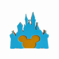Cinderella Inspired Mickey Head Straw Topper | 3D Printed Reusable Straw Accessory