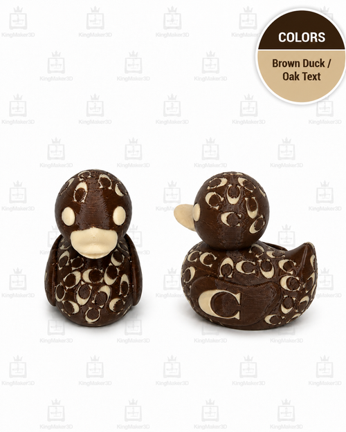 Designer 3D Printed Duck 