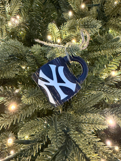 MLB Baseball Coffee Mug Ornament, 3D Printed Christmas Tree Decoration
