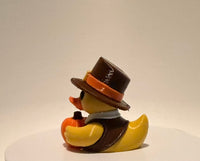 Thanksgiving Pilgrim Duck | 3D Printed Fall Duck Figurine | Cute Turkey Day Decor | Autumn Gift | 2 Inch or 3.5 Inch | PETG