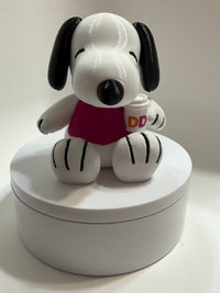 Snoopy Starbucks & Dunkin Inspired Coffee Pup, 3D Printed Beagle Figurine, 2 Inch Keychain or 3.5 Inch Coffee Lover Gift