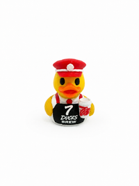 Starbucks, Dunkin Donuts, 7 Brew, Tim Horton's, Cafe Bustelo, Joffrey's, Scooter’s, Black Rifle Coffee, Better Buzz, and Dutch Bros Inspired Duck