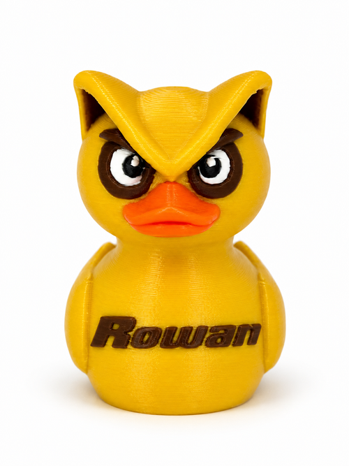 Custom University Duck | Rowan University | 3D Printed College Spirit Duck | 2