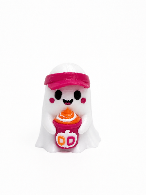 Dunkin’ Donuts-Inspired Coffee Ghost, 3D-Printed Halloween Figurine and Spooky Desk Décor