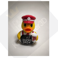 Starbucks, Dunkin Donuts, 7 Brew, Tim Horton's, Cafe Bustelo, Joffrey's, Scooter’s, Black Rifle Coffee, Better Buzz, and Dutch Bros Inspired Duck