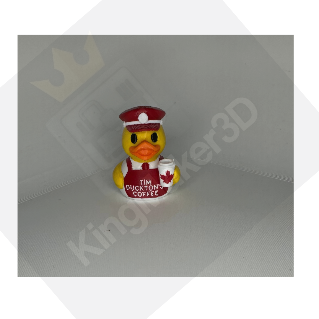 Starbucks, Dunkin Donuts, 7 Brew, Tim Horton's and Dutch Bros Inspired Duck