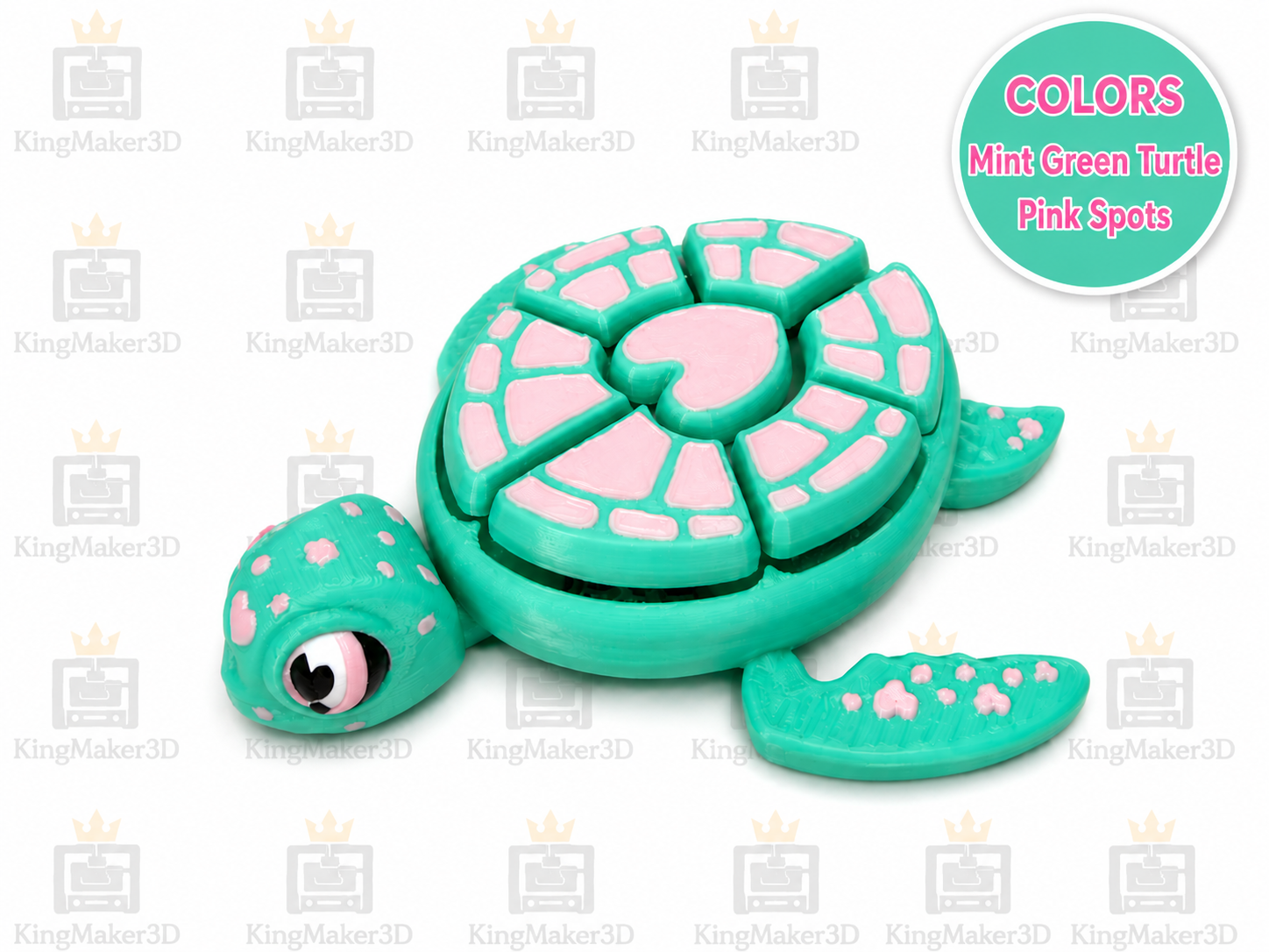 Turtle Shell MultiClicker Fidget | 3D Printed Fidget Toy | Sensory Clicker | Desk Fidget | Multiple Color Options | 911 Dispatcher
