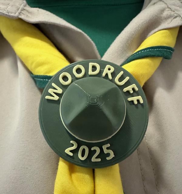 Custom Neckerchief Slide / Summer Camp / High Adventure Personalized Woggle
