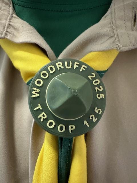 Custom Neckerchief Slide / Summer Camp / High Adventure Personalized Woggle