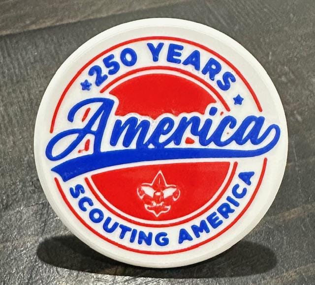 America 250 Celebration – Scouting America Woggle / Slide