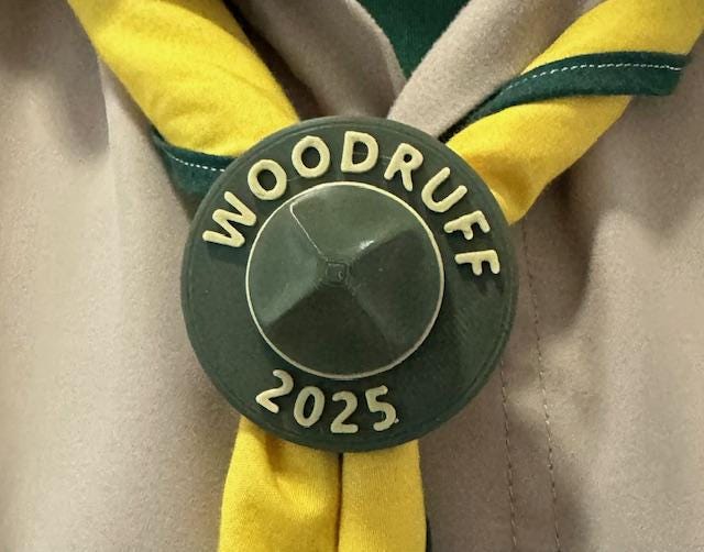 Custom Neckerchief Slide / Summer Camp / High Adventure Personalized Woggle