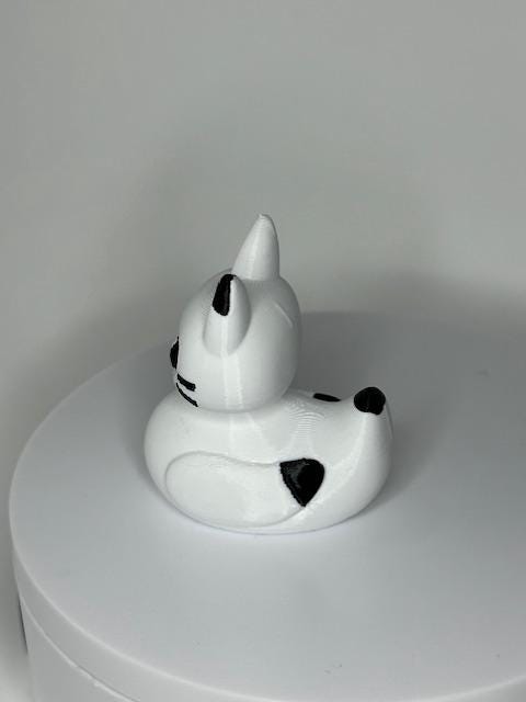 Gabby & Pandy Inspired Dollhouse Duck / 3D Printed Cat Ear Character Toy