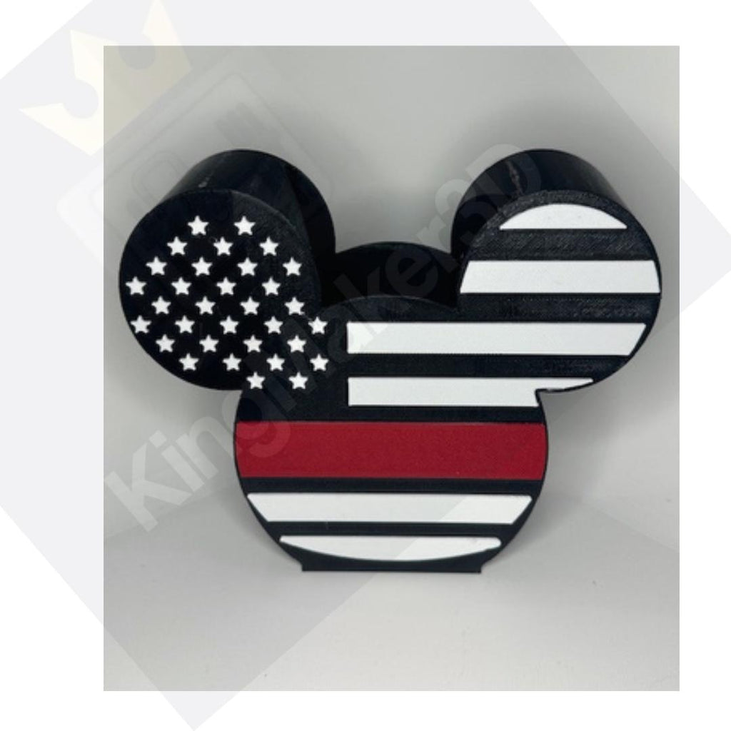 Mickey Inspired Soap Holder | First Responder Thin Line | Bath and Body Works Hand Soap | Disney Inspired Bathroom Decor |