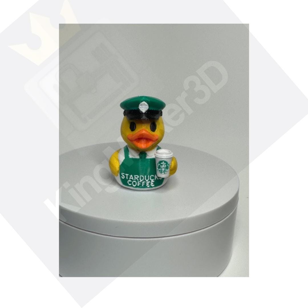 Starbucks, Dunkin Donuts, 7 Brew, Tim Horton's and Dutch Bros Inspired Duck