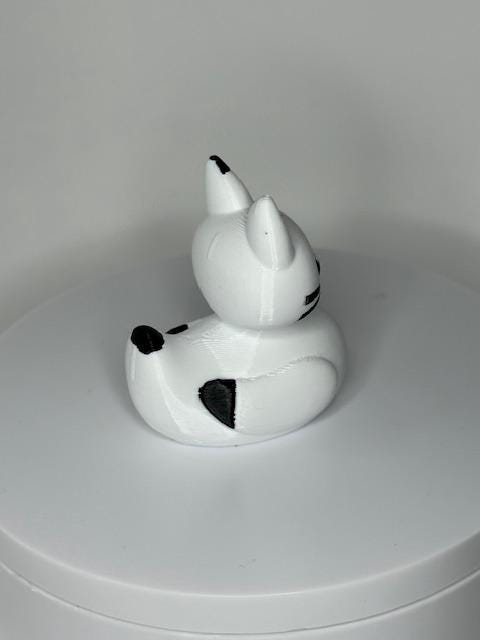 Gabby & Pandy Inspired Dollhouse Duck / 3D Printed Cat Ear Character Toy