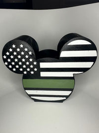 Mickey Inspired Soap Holder | First Responder Thin Line | Bath and Body Works Hand Soap | Disney Inspired Bathroom Decor |