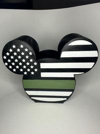 Mickey Inspired Pen and Pencil Holder | First Responder Thin Line | Disney Inspired Desk Decor | Office or Classroom Organizer