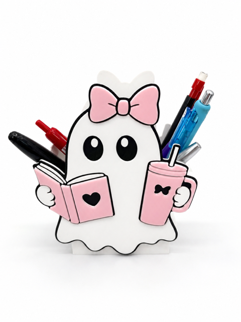 Bookish Ghost Pen Holder