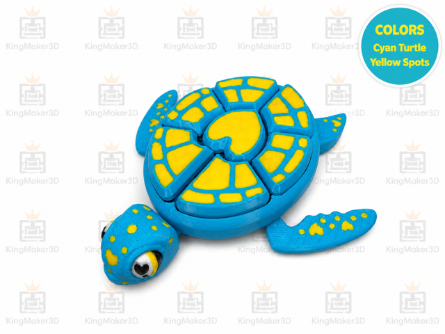 Turtle Shell MultiClicker Fidget | 3D Printed Fidget Toy | Sensory Clicker | Desk Fidget | Multiple Color Options | 911 Dispatcher