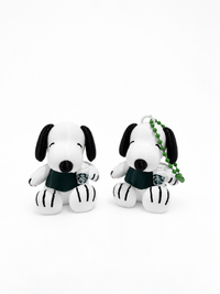 Snoopy Starbucks & Dunkin Inspired Coffee Pup, 3D Printed Beagle Figurine, 2 Inch Keychain or 3.5 Inch Coffee Lover Gift
