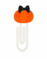 Personalized Pumpkin Desk Accessories, Pumpkin Pen Holder, Sticky Note Holder, Paper Clip, Straw Topper, Fall Teacher Gift