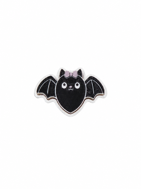 Halloween Clicker Fidget | Bat Ghost Bow Ghost Muffin Clicker | Spooky Cute Fidget Toy | PETG 3D Printed Halloween Gift
